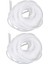 2x Kablo Teli Organizatör Yöneticisi Spiral Sarma Bant 6mm Dia 15M Uzunluk Beyaz (Yurt Dışından) 1