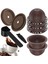 Nespresso Makinesi Için 10 Adet Yeniden Kullanılabilir Vertuo Kapsül 4 Silikon Kapaklı Kahve Kapsülü 2 Kaşık ve Fırça (150ML) (Yurt Dışından) 3