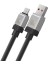 Coolplay Serisi Hızlı Şarj Kablosu USB To Type-C 100W, 1m, Siyah 2
