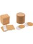 50 Pcs Kendi Yapışkanlı Cork Coasters Cork Mats Meydanı ve 80 Pcs Kendinden Yapışkanlı Cork Coasters Yuvarlak (Yurt Dışından) 1
