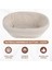 Oval Ekmek Prova Kanıtlama Sepet Rattan Hamur Banneton Baget Brotform ARAÇLARI-17X12X6CM (Yurt Dışından) 4