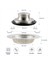 2 Set Mutfak Lavabo Filtresi Fişleri Plaka Önleyici Yüzük Lavabo Filtre Sepeti Lavabo Sepeti Su Engelleme Aksesuarları (Yurt Dışından) 3