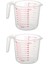 2x 1000ML Ölçüm Kupası Pişirme Aracı Mutfak Aracı Plastik Ölçüm Kupası Takım Kupası Ölçekli (Yurt Dışından) 1