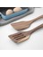 2x Musowood Tik Masif Ahşap Spatula Özel Pişirme Spatula Yapışmaz Tava Kızartma Spatula Süvari Spatula Mutfak Spatula (Yurt Dışından) 1