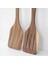 2x Musowood Tik Masif Ahşap Spatula Özel Pişirme Spatula Yapışmaz Tava Kızartma Spatula Süvari Spatula Mutfak Spatula (Yurt Dışından) 2