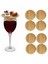 8pcs Şarap Cam Topper 4 Inç Şarap Bardağı Charcuterie Topper Bambu Şarap Cam Topper Bardak Altlık (Yurt Dışından) 2