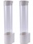 2x Dispenser Otomatik Olarak Kupa Çıkarıcı Tek Kullanımlık Bardak Plastik Fincan Kağıt Fincan Tozu Depolama Rafı (Yurt Dışından) 1