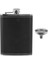 Cep Kalça Şişesi 8 Oz Siyah Deri Sarılmış Kapak ve Sızıntı Kanıtı ile Huni Paslanmaz Çelik ile - Ayrık Likör Atış Içme Için Herhangi Bir Takım Elbise Uyuyor (Yurt Dışından) 1