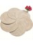 12 Adet Yuvarlak Örgülü Placemats Mutfak Yemek Masası Için Yıkanabilir Yuvarlak Placemats Yuvarlak Kapalı Dokuma Kumaş Masa Paspasları (Yurt Dışından) 3
