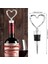 4pcs Kalp Şarap Şişesi Tıpaları Şarap Sızdırmazlığı Için Colser Bira - Dekoratif Şarap Mantarları Aşk (Yurt Dışından) 5