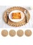 Dokuma Placemats Yuvarlak Placemats Rattan Placemats Yuvarlak Dokuma Placemat Seti Isıya Dayanıklı/kaymaz Yemek Tabakları 6 Pcs (Yurt Dışından) 2