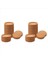 32 Paket Cork Bardak Altlıkları 4 Inç Emici Isıya Dayanıklı Yuvarlak Bardak Altlıkları Ofis Veya Evde Çoğu Tür Kupa Için (Yurt Dışından) 1
