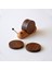 Ahşap Coaster Masa Mat Salyangoz Şeklinde Yalıtım Mat Ahşap Çay Coaster Tool Çay Tepsisi Si (Yurt Dışından) 3
