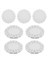 Dantel Doilies Paper 100 Pc 4 5 Inç Dekoratif Yuvarlak Placematlar Kek Için Astarlar Tatlılar Pişmiş Sofra Ekran (Yurt Dışından) 1
