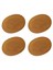 4x Rattan Dokuma Placemats Oval Yuvarlak Masa Paspasları Kaymaz Isıya Dayanıklı Yer Mat Doğal Çok Amaçlı Placemat 30X40CM (Yurt Dışından) 1