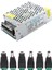 12V 5A LED Şerit Işığı Için 6pcs 5 5x2 1mm Dişi + Erkek Cctv Güç Konektörü Adaptör Parçası Için Anahtarlama Güç Kaynağı (Yurt Dışından) 1