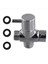Pirinç Metal Duş Kolu Sapma Valfi 3 Yollu Su Ayırıcı 20MM Duş Tee Adaptörü El Tipi Duş Başlığı (Yurt Dışından) 3