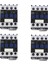 4x Güç Ac Kontaktörü 1no Ac 220V 50/60Hz Motor Marş Rölesi 32A 3-Faz-Pole (Yurt Dışından) 1