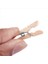 Mini Ahşap Giysiler Fotoğraf Kağıdı Peg Clothespin Craft Clips 25MM 400 Pcs (Yurt Dışından) 5
