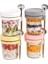Tahıl ve Yoğurt Için Kullanılan Kapak ve Kaşıklı 350 ml Kapalı Cam Kavanozlar Yulaf Ezmesi Kavanoz Seti Yeniden Kullanılabilir (Yurt Dışından) 4
