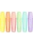 Fosforlu Kalem Seti Mini Pastel Renkler 6'lı Kolay Taşınabilir ve Dayanıklı 3