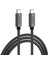 240W, 20 Gbps, 4K 60Hz, USB C'den USB C'ye, Örgülü Hızlı Şarj, Görüntü ve Veri Aktarım Kablosu Pd 3.2, 5A, 15, 16, 17, M2 MacBook Pro, Air, iPad Pro ve Galaxy S25, S24, S23 ile Uyumlu 1