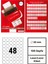 30mm Ø Lazer Etiket | 1 Paket | 100 Sayfa | No: 48 | Ofis, Ambalaj | Yuvarlak | Yapışkanlı 6