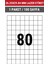 26.25x29.84mm Lazer Etiket | 1 Paket | 100 Sayfa | No: 80 | Ofis, Ambalaj, Etiketleme | Yapışkanlı 5
