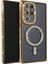 Samsung Galaxy S23 Ultra Joke Simli Magneticsafe Kılıf - Gold 1