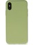 Iphone Xs Max Kılıf Nano Içi Kadife Silikon - Yeşil 1