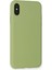 Iphone Xs Max Kılıf Nano Içi Kadife Silikon - Yeşil 3