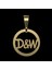 14 Ayar Altın Kolye Ucu D&w GM11103 1 gr 4