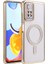 Xiaomi Redmi Note 12 Pro 4g Joke Simli Magneticsafe Kılıf - Gold 1