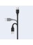 USB Uzatma Kablosu 50 Cm, Siyah 3