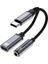 Type-C To 3.5mm Kulaklık ve Type-C Şarj Dönüştürücü Adaptör 3