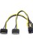 4327 2x Sata To 8 Pin (6+2) Pci-E Güç Molex Power Kablosu Çevirici Dönüştürücü 1