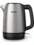 Daily Çelik Kettle 2200 W 1.7 Lt, Işıklı Gösterge, Yaylı Kapak, Hızlı Kaynatma Fonksiyonu, Metal, HD9350/90 2
