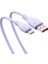 Pudding Hızlı Şarj Özellikli Type-C Kablo 100W, 1.2 Metre, Mor 3