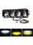 4 Ledli Beyaz-Sarı Delici LED Sis Farı Off Road Kamyon Tır Forklift 12-24V Uyumlu (1 Adet) 1