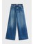 Pamuklu Wide Leg Yüksek Bel Geniş Paça Jeans Bayan Kot Pantolon WW0WW46731 1A5 5