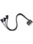 Plus PX-4597 Psu Sata Power To Fan Çevirici 3 Port Y Pin Pwm Çoklayıcı Splitter Fan Kablosu 1