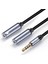Hi-Fi Trrs Mikrofon ve Kulaklık Birleştirici 3.5mm Y Kablo 1