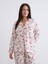 Yeni Sezon Gömlek Yaka Yılbaşı Temalı Kadın Pijama Takımı 1
