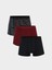 Yeni Sezon Standart Kalıp Desenli Erkek Boxer 3'lü 1