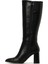 25K-8146 5pr Siyah Kadın Topuklu Çizme 3