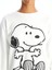 Yeni Sezon Bisiklet Yaka Snoopy Baskılı Oversize Kadın Kalın Sweatshirt 3
