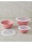 Deanna Plastik 3 Parça Saklama Kabı 1-2-3 Lt Pembe 2