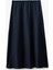 Standart Bel Regular Fit Saten Midi Etek 1