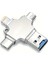 4'ü1 Arada USB 3.0 Otg Adaptörü Sd/tf Kart Okuyucu Ile, Type-C ve Lightning Bağlantıları, iPad ve Telefonlar Için Dosya Transferi Desteği ile Çok Yönlü Mobil Depolama Cihazı. (4in1) 1