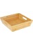Bambu Lüx Kare Büyük Ekmeklik-Meyvelik 25CM, Bambu Ekmeklik Kare Büyük Boy 25CM 2